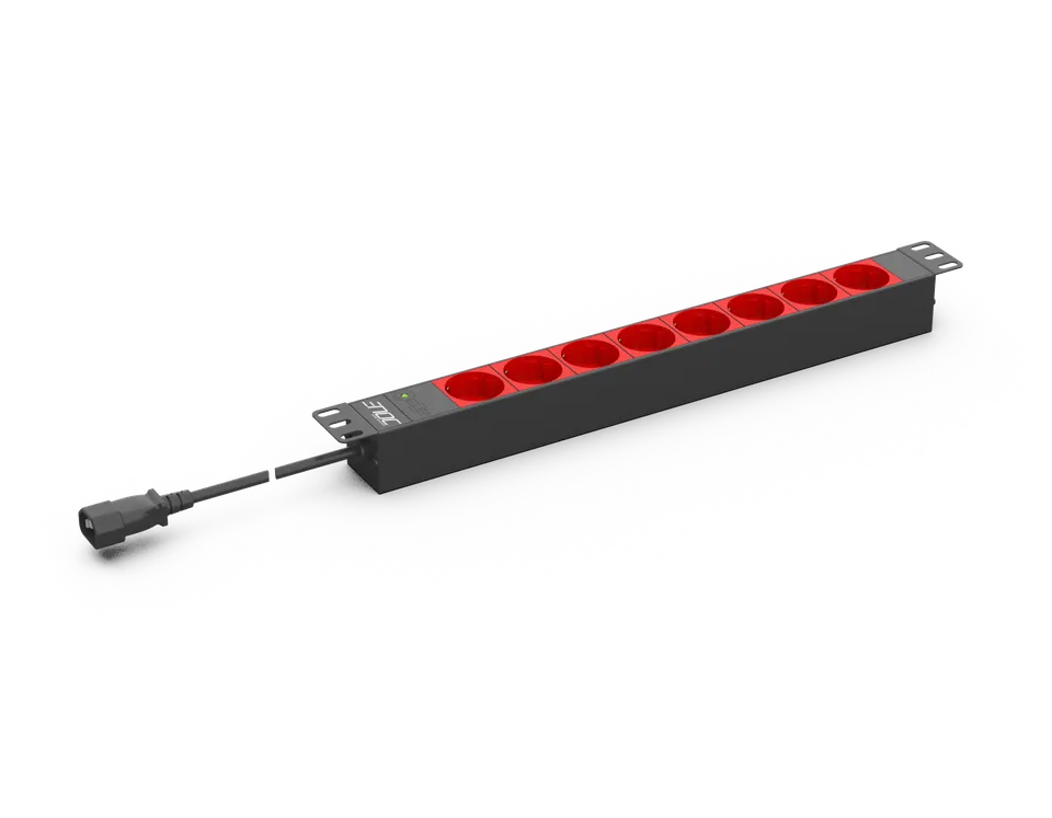 enoc-system-epu-08-r-c14-pdu-mit-roten-steckdosen image 1