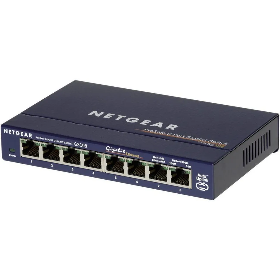 netgear-gs108ge-8-port-gigabit-unmanaged-switch image 1