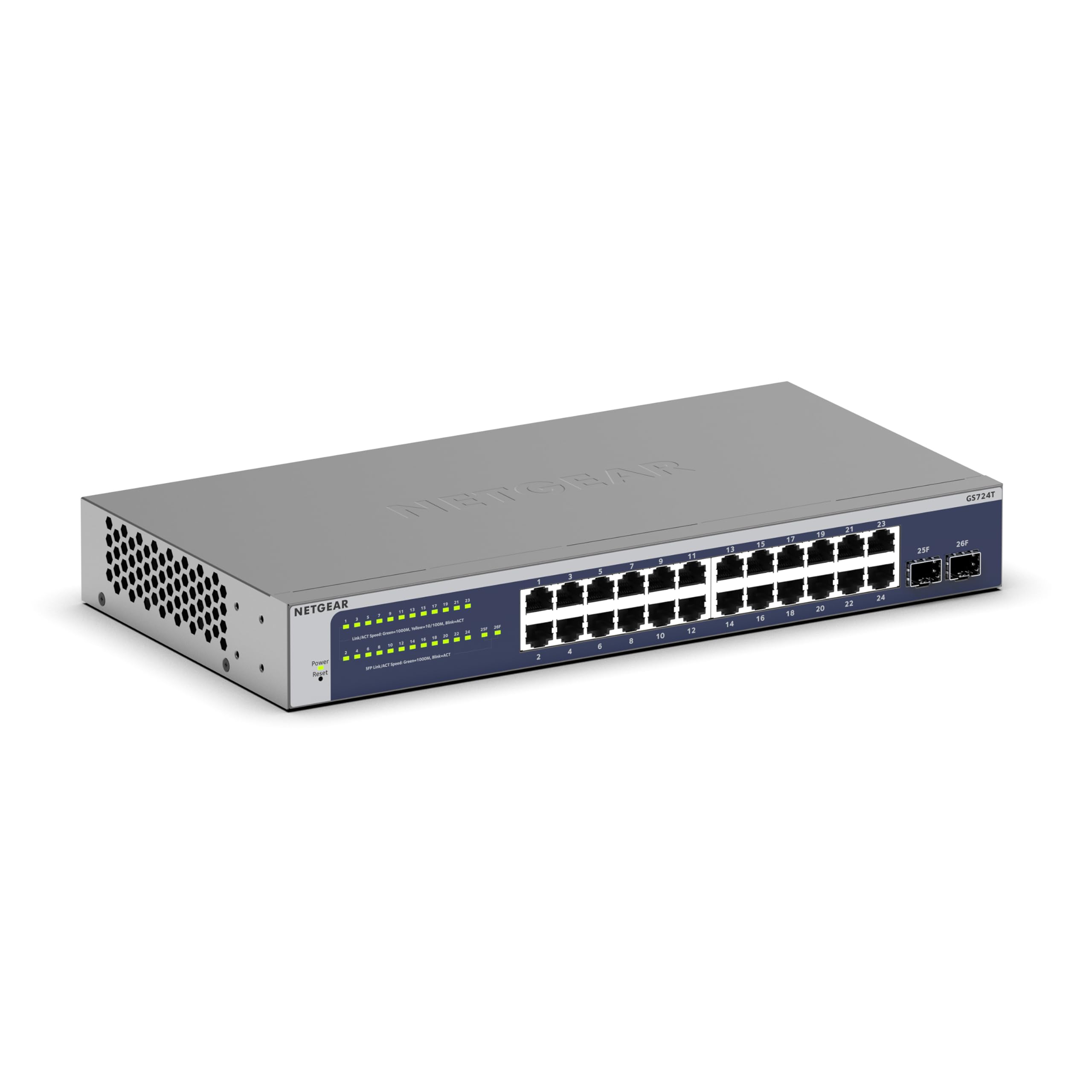 netgear-gs724t-24-port-gigabit-smart-managed-switch-mit-2x-sfp image 1
