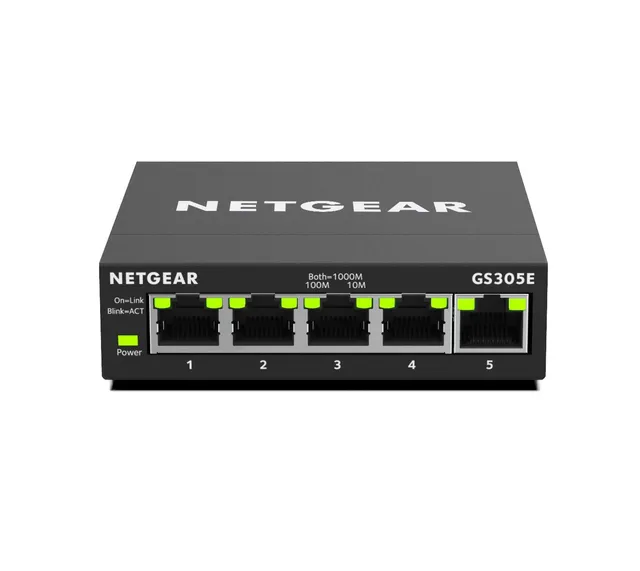 netgear-gs305e-5-port-gigabit-managed-switch-plus image 1