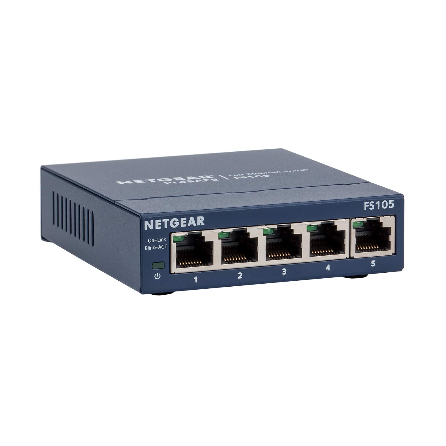 netgear-fs105-5-port-fast-ethernet-unmanaged-switch-10-100-mbit-s image 1