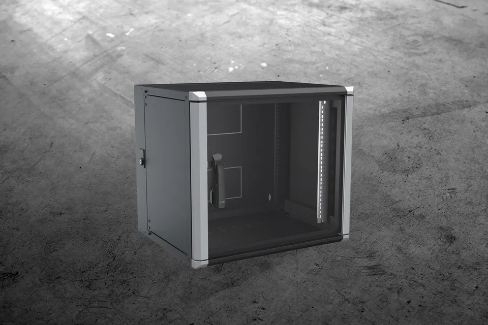 enoc-system-wr2-wandschrank-3-teilig-19-zoll-schwenkrahmen image 1