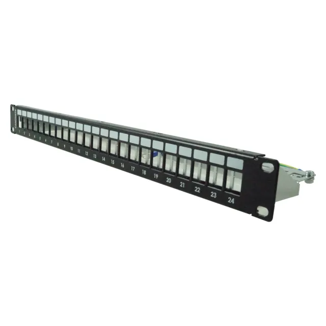 canovate-24-port-cat6-ftp-utp-patchpanel-1u-blank image 1