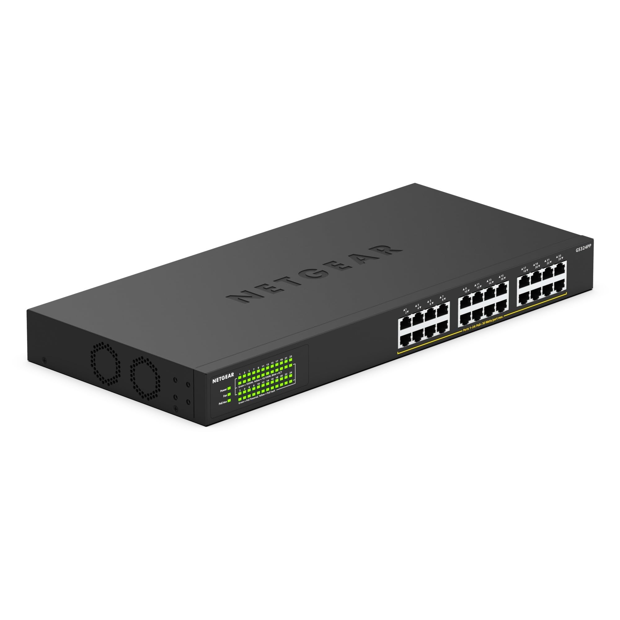 netgear-gs324p-24-port-gigabit-poe-switch-190w-unmanaged image 7