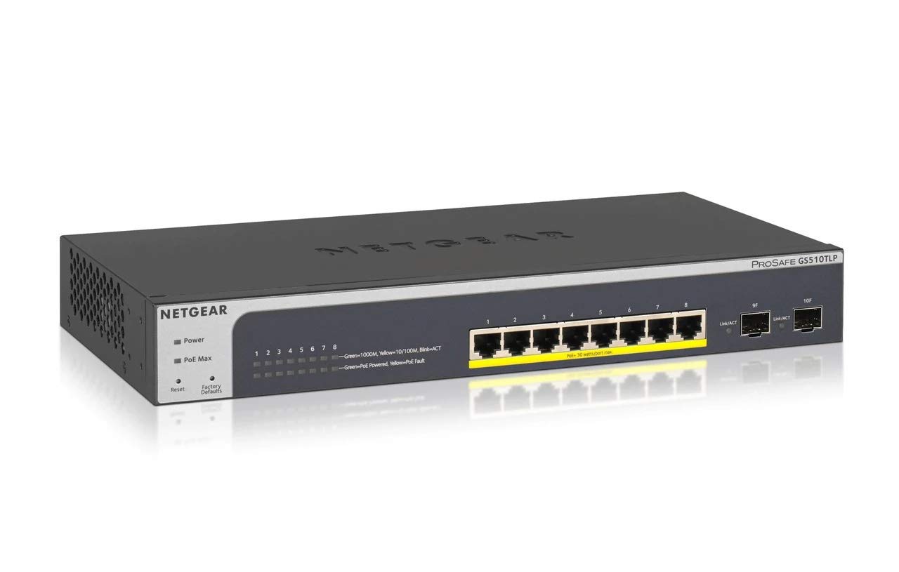 netgear-gs110tp-smart-switch-10-port-gigabit-poe-53w-2x-sfp image 4