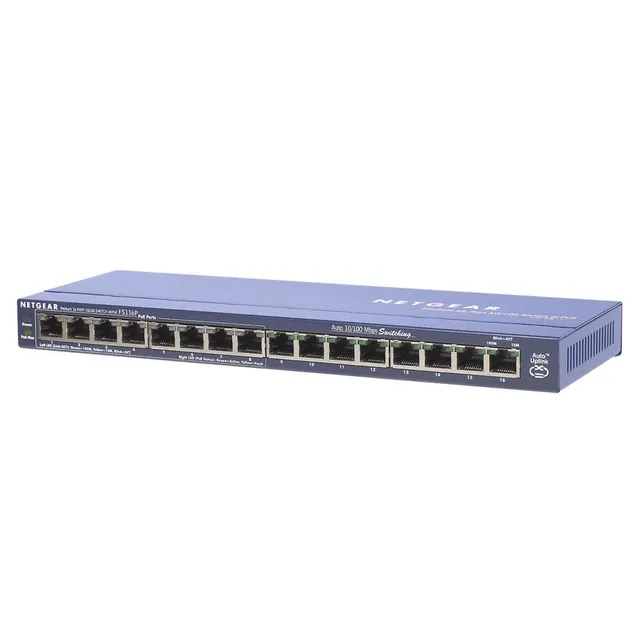 netgear-fs116peu-16-port-fast-ethernet-poe-switch-unmanaged image 1