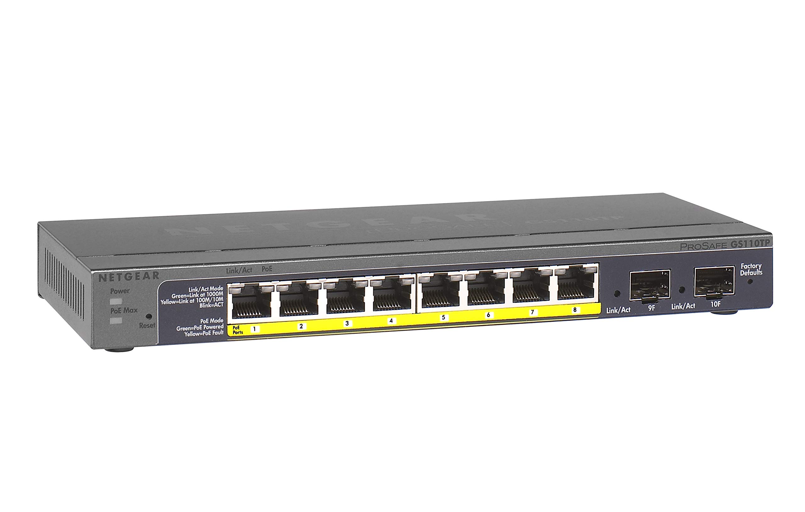 netgear-gs110tp-smart-switch-10-port-gigabit-poe-53w-2x-sfp image 2