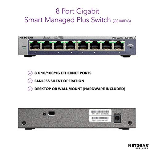netgear-gs108e-8-port-gigabit-ethernet-plus-managed-switch-metall-l-fterlos image 7