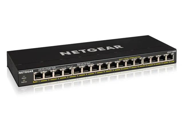 netgear-gs316pp-16-port-gigabit-poe-plus-switch image 1
