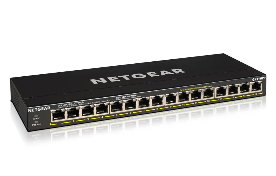 netgear-gs316pp-16-port-gigabit-poe-plus-switch image 1