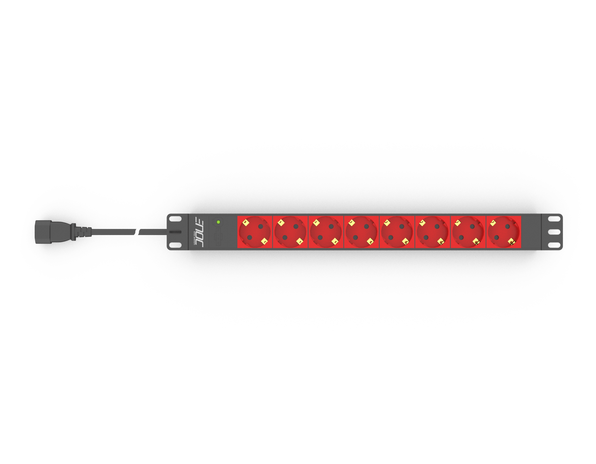 enoc-system-epu-08-r-c14-pdu-mit-roten-steckdosen image 2