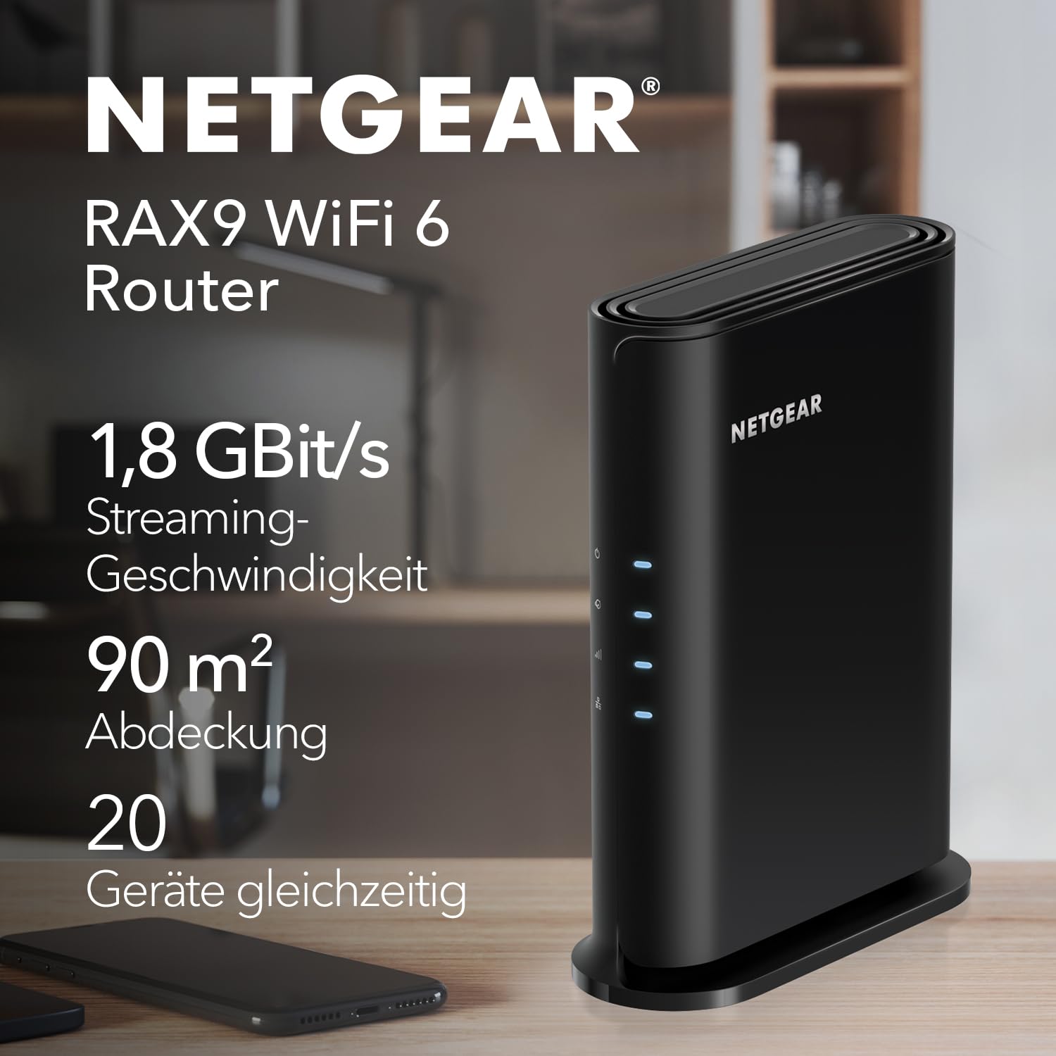netgear-nighthawk-rax9-ax1800-wifi-6-router image 2