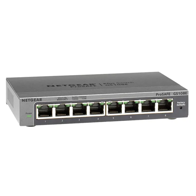 netgear-gs108e-8-port-gigabit-ethernet-plus-managed-switch-metall-l-fterlos image 1