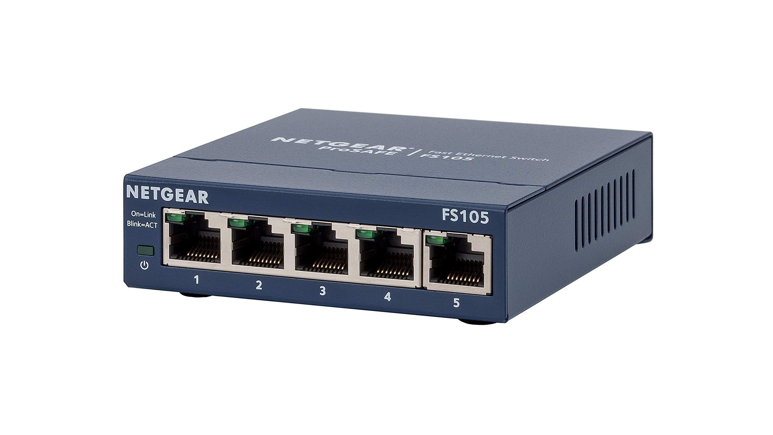 netgear-fs105-5-port-fast-ethernet-unmanaged-switch-10-100-mbit-s image 7