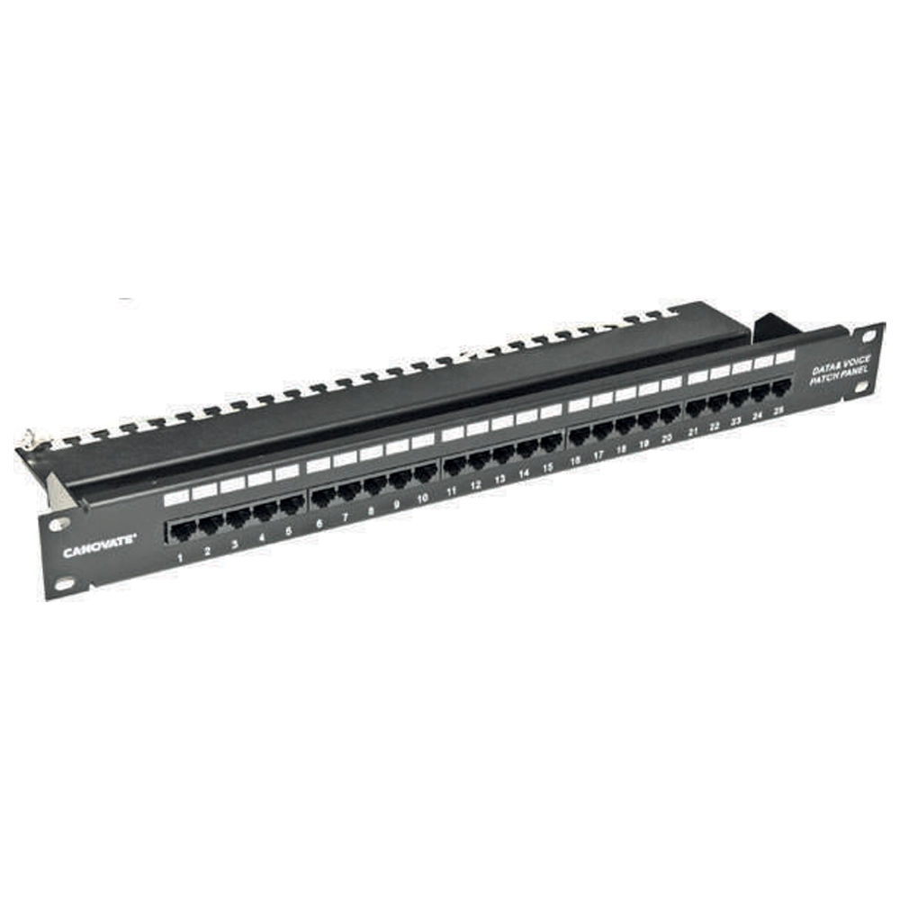canovate-kfu-pp1u-25-c3-r45-9-25-port-cat-3-telefon-patchpanel-1u image 1
