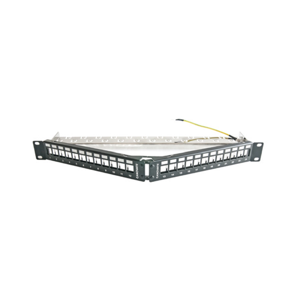 canovate-24-port-utp-ftp-abgewinkeltes-leeres-patchpanel-1u-2u image 1