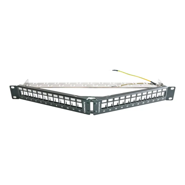 canovate-24-port-utp-ftp-winkel-patchpanel-1u-2u-blank-24-48-port image 1