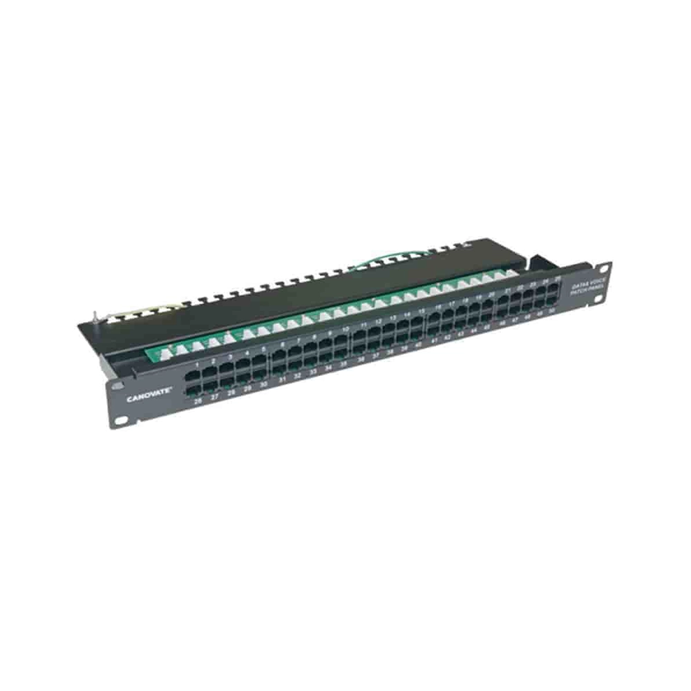 canovate-50-port-cat-3-telefon-patchpanel-1he image 2