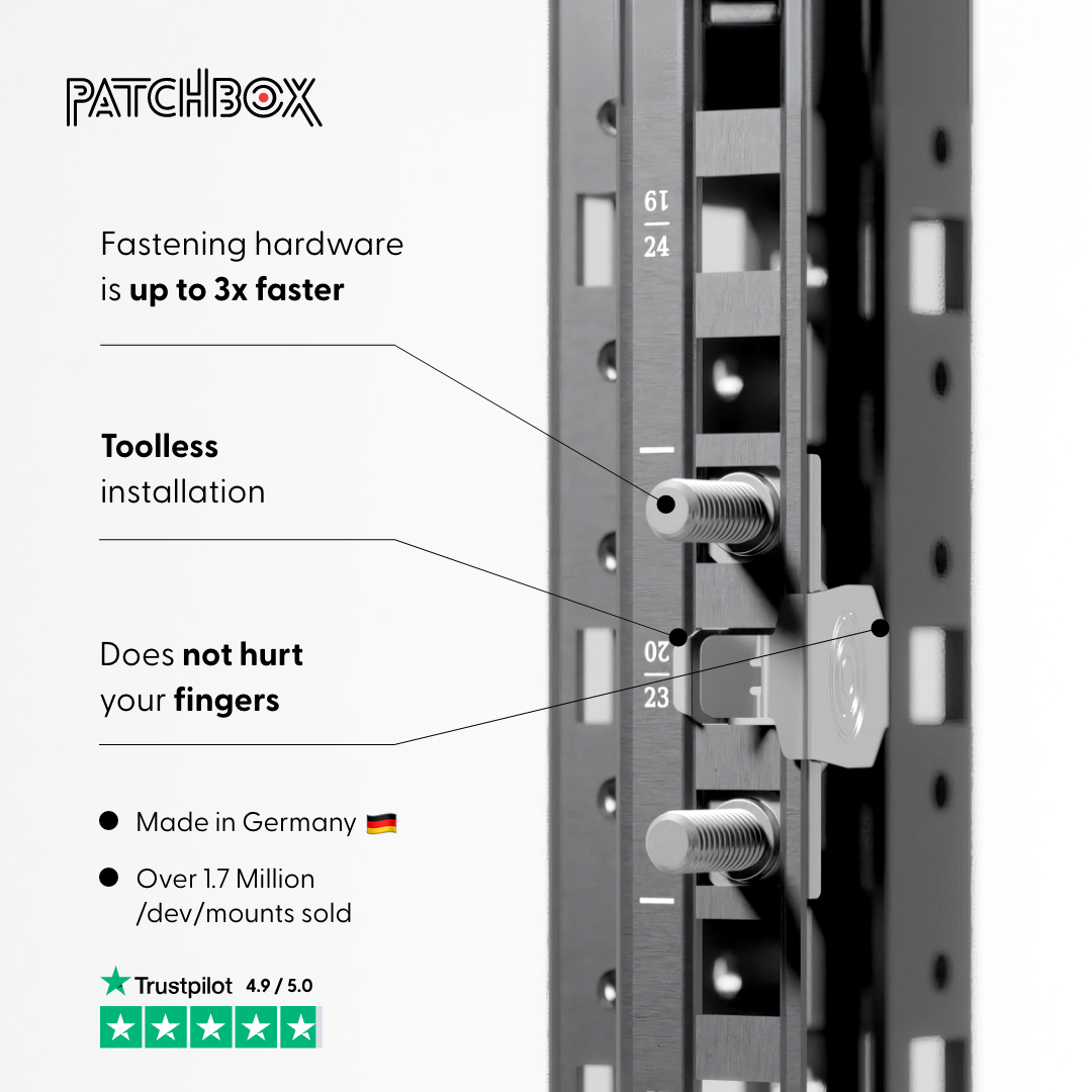patchbox-dev-mount-rack-montagehalter-1ru-19-zoll image 2