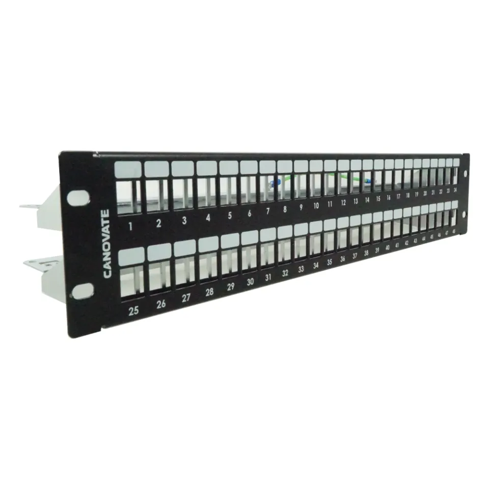 canovate-48-port-ftp-utp-blank-patchpanel-2u-19-zoll image 1