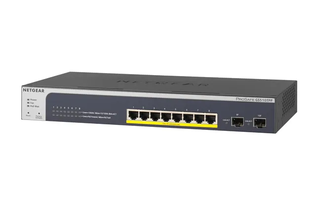 netgear-gs510tpp-10-port-gigabit-smart-managed-poe-switch image 1