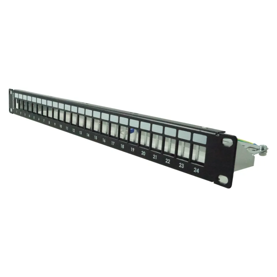 canovate-24-port-cat6-patchpanel-1u-ftp-utp-f-r-rj45 image 1