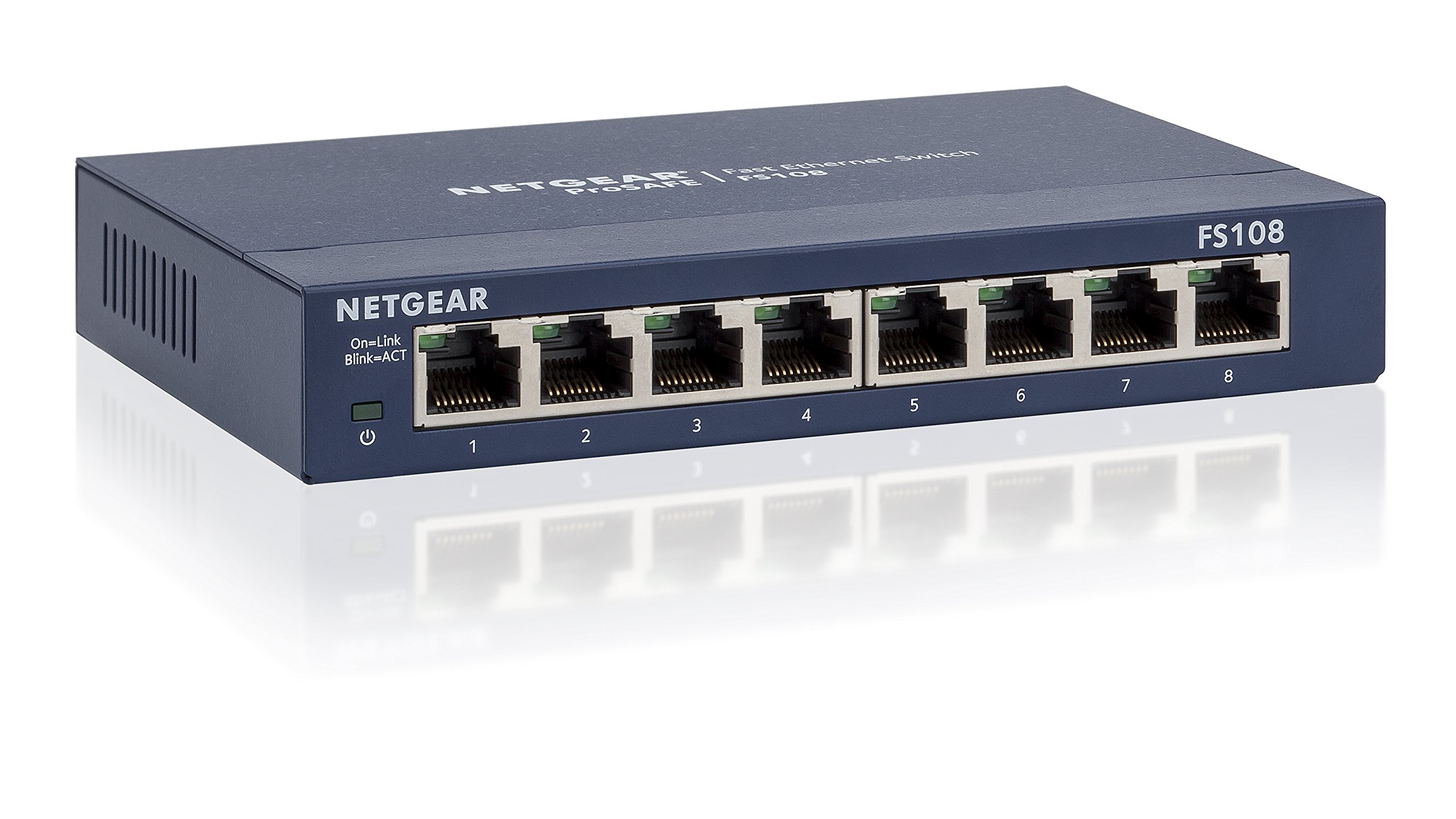 netgear-fs108-prosafe-8-port-fast-ethernet-switch-unmanaged image 1