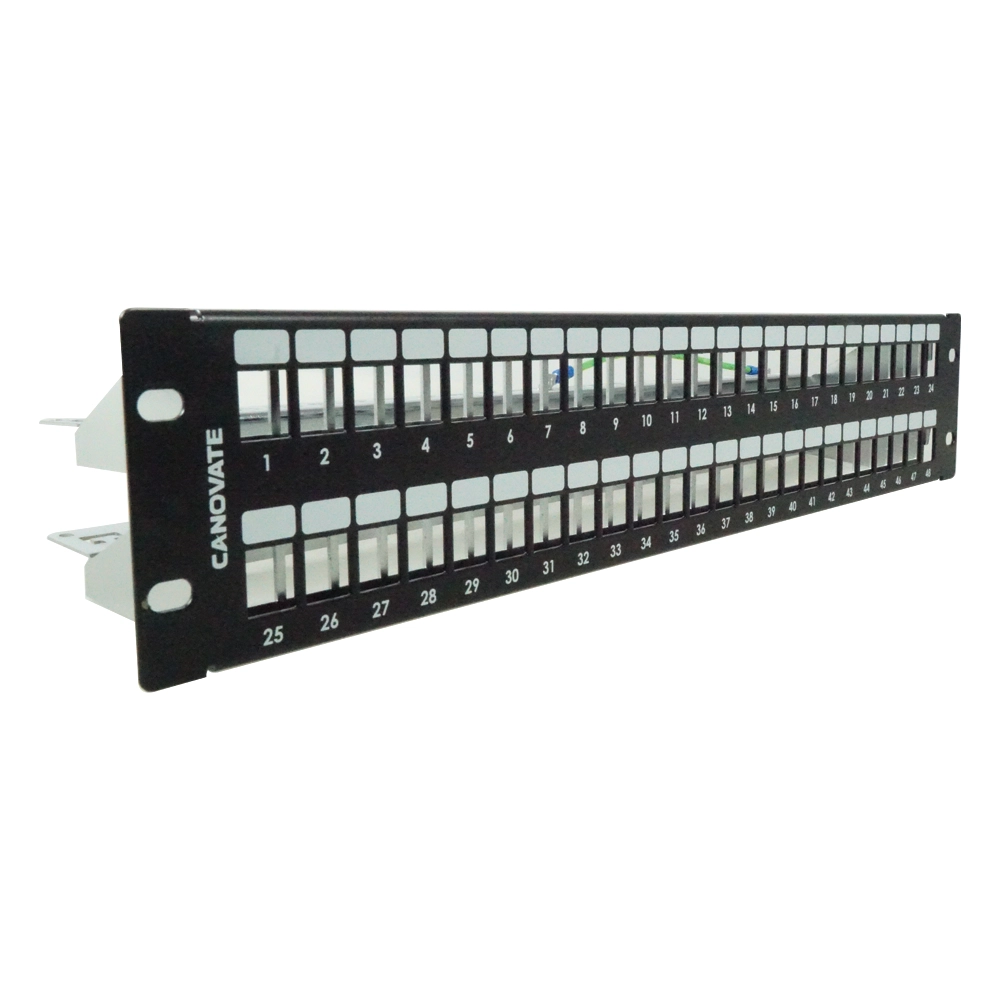 canovate-48-port-ftp-utp-patchpanel-2u-19-zoll-leer image 1