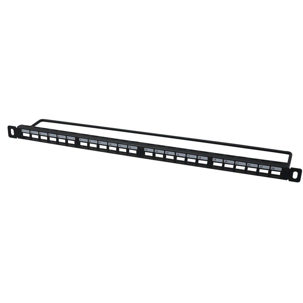 canovate-24-port-ultra-slim-patchpanel-0-5he-keystone image 3