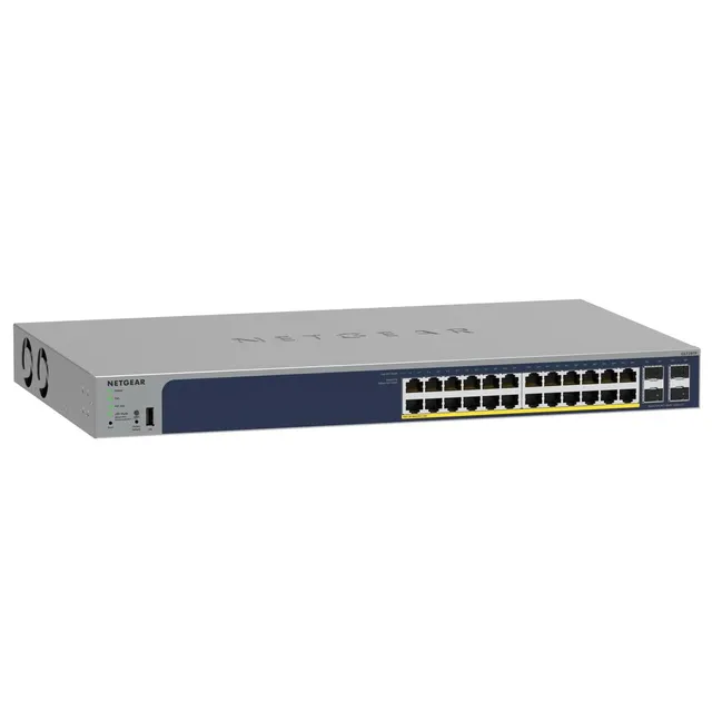 netgear-gs728tp-28-port-poe-gigabit-ethernet-smart-switch image 1