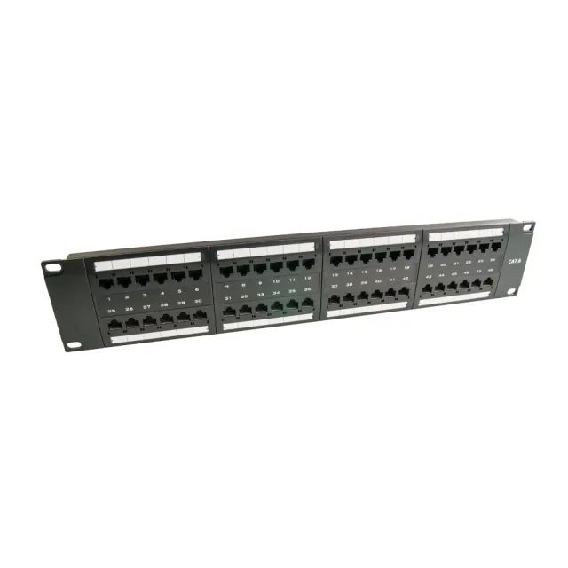 canovate-48-port-utp-cat-6-patchpanel-2he-rj45-ungeschirmt image 1