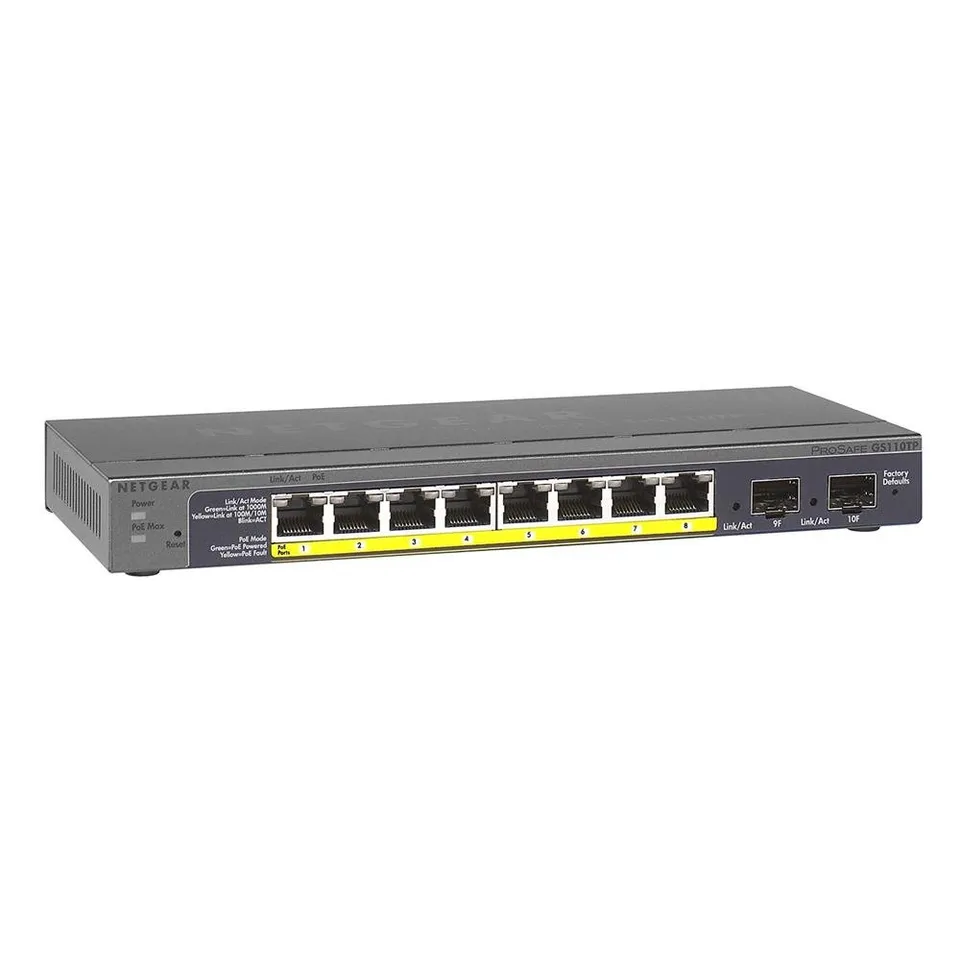 netgear-gs110tp-smart-switch-10-port-gigabit-poe-53w-2x-sfp image 1